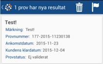 Notifieringar. 2. Här återfinns även notifieringar på prenumerationer. 3.