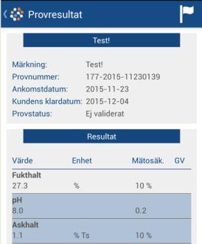 Skapa prenumerationer kan göras via provet från provlistan, se avsnitt 3, eller skapas från