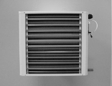 Mount the heater with the mixer to the wall plus any
