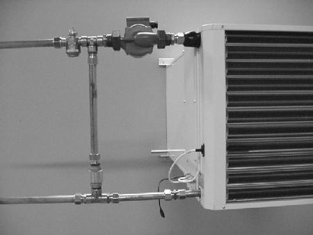 The max permitted temperature and pressure is given on the heater's plate next to the connecting pipes. 2.