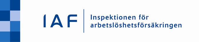 2009-12-01 Dnr 2009/260 MO 2009:15 Arbetslöshetskassorna och systematisk internkontroll IAF:s redovisning av regeringsuppdraget att granska