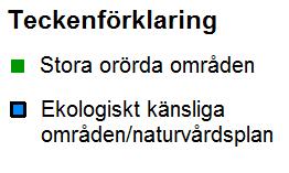 Det undersökta området består av en smal remsa, ca 20 meter på ömse sidor om vägen och inventeringsarbetet i dessa marker genomfördes med en detaljeringsgrad som beskrivs i SIS-standarden som