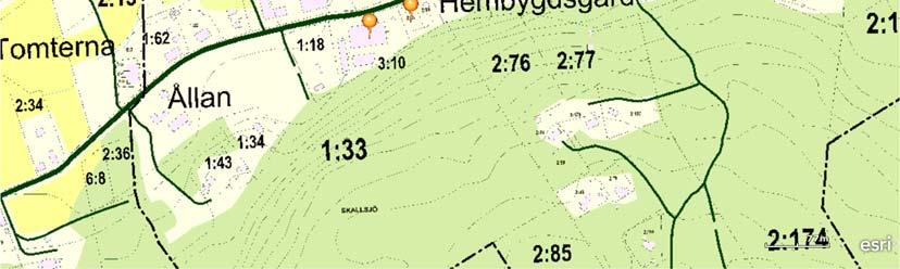 länsstyrelsens databas EBH-stödet (röd markering).