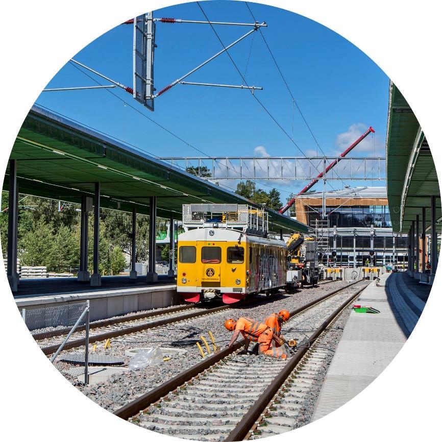 Söndagsmorgnar avstängd pendeltågstrafiken mellan Sundbyberg och Jakobsberg klockan 04.30-08.50. (hela året) Påverkan (effekt):järnvägen totalavstängd under perioder.