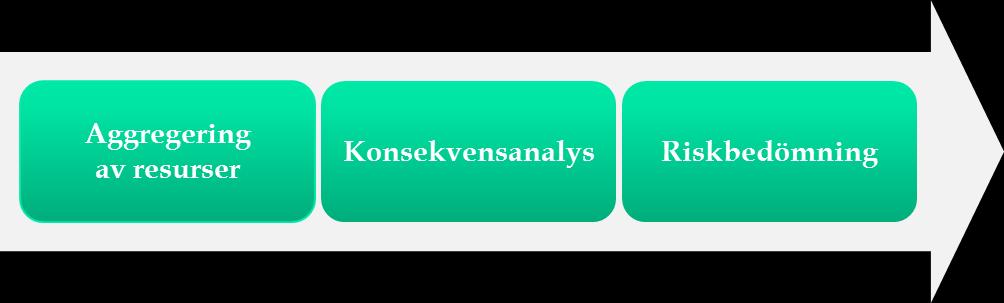 analysen för IT-verksamheten är att aggregera de resurser som identifierats av den övergripande verksamheten, istället för att identifiera kritiska processer.