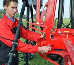 LELY HIBISCUS Lely Hibiscus 715 CD Arbetsbredder på 6,75 m, 6,90 m and 7,05 m.