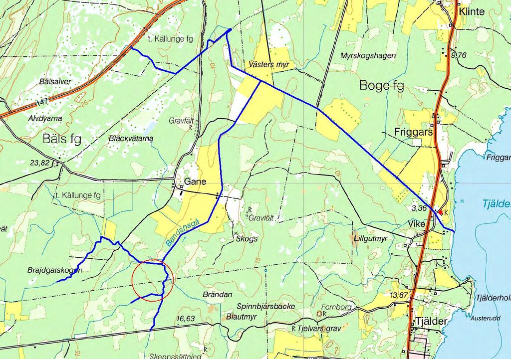 Vikeån Avrinningsområde: Vikeån 118/117 Terrängkartan: 06J8e+8f+9e+9f Koordinater: 639430 Vikeån 167710 Inventeringsdatum: 14-15 nov.