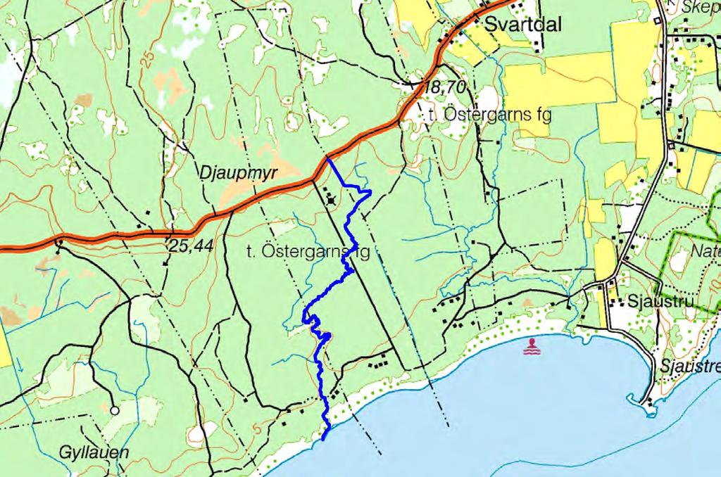 Hugrajvsån Avrinningsområde: Hugrajvsån Terrängkartan: 06J2f + 3f Koordinater: 636430 167853 Inventeringsdatum: 29 mars 2007 Inventerad sträcka: 2 997