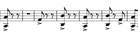 14 Sjostakovitj fortsätter skriva Scherzo i exakt samma stil som i början av satsen men med några ändringar här och där.