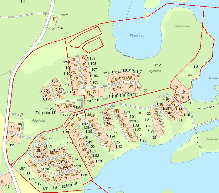 Samhällsbyggnadskontoret Planbeskrivning 2017-06-14 Dnr. 2014-3960 9(35) 1964 1971 1975 1971 1964 Markerade områden visar var det finns byggnadsplaner samt vilket år de antogs.