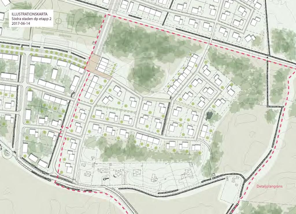 Samhällsbyggnadskontoret Planbeskrivning 20(48) 2017-06-14 2016-5323 Naturmiljö och rekreation Planförslaget har arbetats fram med hänsyn till platsens naturliga förutsättningar så att natur- och