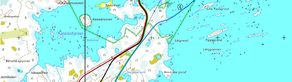 Det norra vägalternativet och kraftledningsalternativet är de längsta vägsträckningarna, men alternativen kräver mindre vägbank än det södra alternativet.