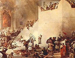 kr blev de tagna som fångar av Babylonien 63 f.kr ockuperade Romarna Israel, 70 e.