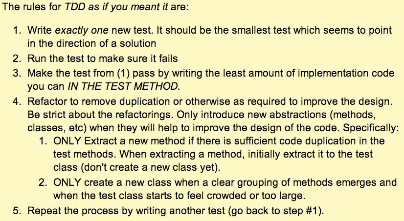 TDD as if you meant it http://coderetreat.