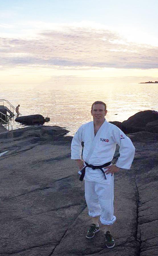 Foto: Alexander Alasjö Gunnar har förutom sitt erhållna 7 Dan även 3 Dan i Ju jutsu och 2 Dan i Mute Ryu Ju-jutsu.