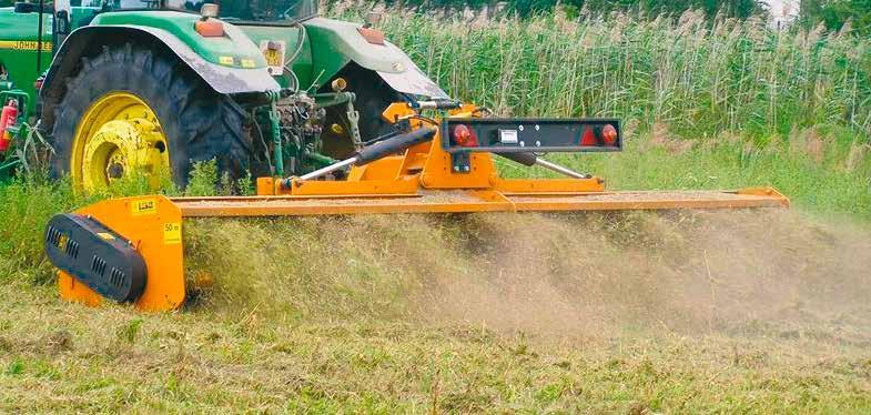 Berti TSB-P Hög kapacitet och effekt med upp till 6 m arbetsbredd Berti TSB-P är konstruerade för de verkligt stora arealerna och klarar av stora