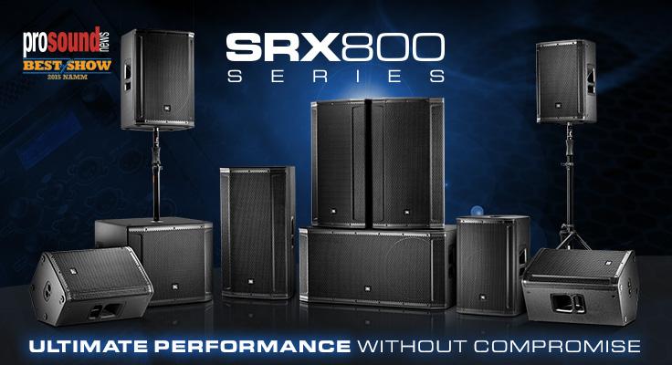 Portable PA SRX 800 Series SRX812P 2000W 12" two-way powered loudspeaker system with (2x) XLR-1/4" inputs, RCA inputs, XLR loop-thru, and user selectable system EQ 30-4780 13 444 kr SRX815P 2000W 15"