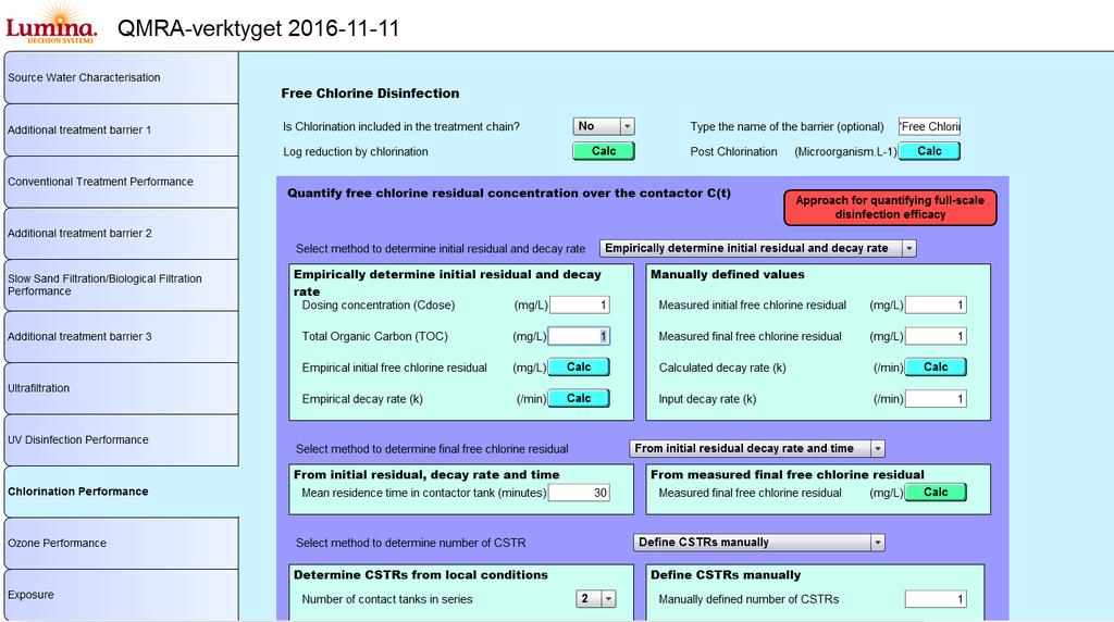 Rapport Nr 2017-09 Vidareutveckling av QMRA-verktyget fas 1 SVU-projekt genom DRICKS-programmet vid