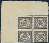 Lokalmärkestyp / Local stamps 106 108 110 113 109 112 105 6, 13 Svart och brun Lokal (2). 1.000:- 106 6a 2 (1 skill) svart-gråsvart, medeltjockt papper (vht). Hack i ramkanten i övre högra hörnet.
