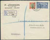 500:- 1063 168-72 1925 Views and Buildings SET (5). Very fresh. F 6500 éé 900:- 1064K 173-87 The Parliament issue (1930), complete. All with Þingvellir cancellations.