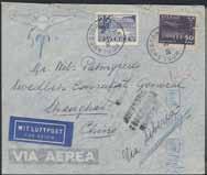 1555 1559 1556 1565 1564 1566 1554A Chile Two stockbooks 1853 1969 incl. many air, some postage due and official stamps, etc. (3000) éé/é/ 800:- China 1555K 232, 243 Incoming mail from Sweden.