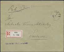Betalt brev sänt från SKÖFDE 4.1.1857 till WIE