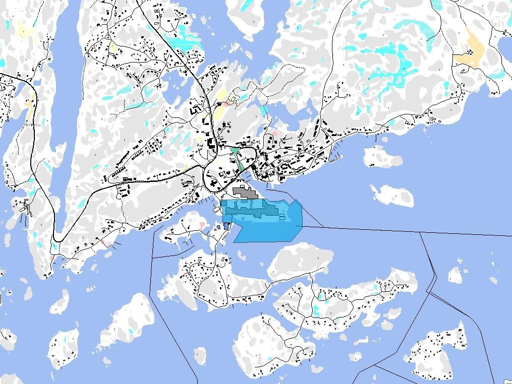 Kimito centrum detaljplan II, uppdatering + delvis förstoring 6.