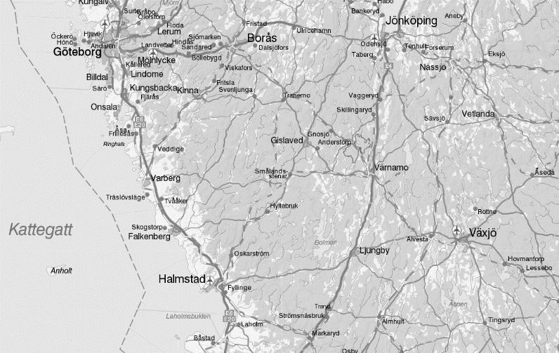 OBJEKT Halmstad Personbangård Utformningsstandard: Elektrifierad, Helsvetsad räl, makadam, ATC och Fjärrblockering Nationell (med regional och lokal) finansiering. Utpekad som objekt i regional plan.