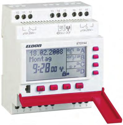 NORMAPPARATER ETDY Digitalt årsur, 4-kanaler * År-, vecko- och dag programmering * Inställningar på Svenska * Belyst LCD display * -30 till +55 C * Externa ingångar från tex.