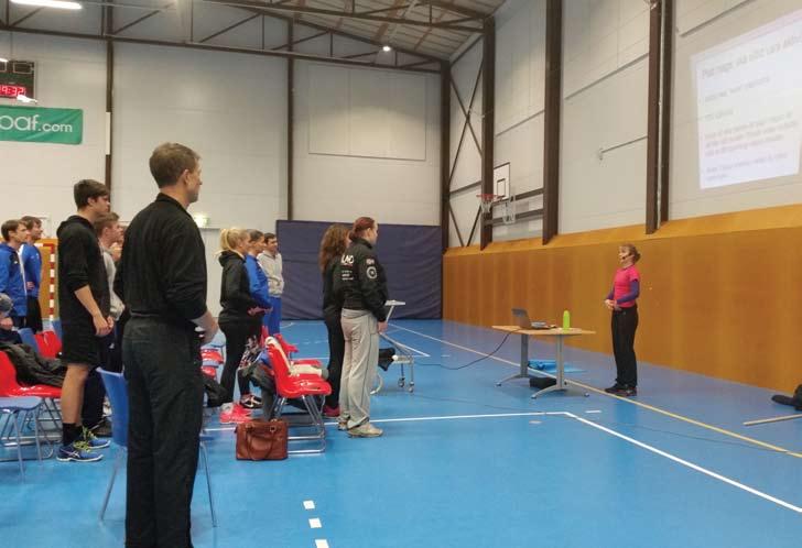 - VOLLEYBOLL - FÖRELÄSNING Grunderna för en skadefri kropp Den 16 november höll Sandra Ekström (volleybollspelare, kiropraktor/specialist i klinisk biomekanik) en föreläsning i Grunderna för en