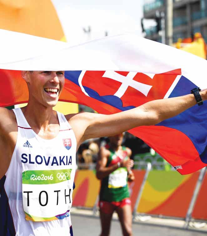 odchýlku v biologickom pase Posledné metre Mateja Tótha so slovenskou vlajkou nad hlavou na ceste k životnému úspechu na OH v Riu.