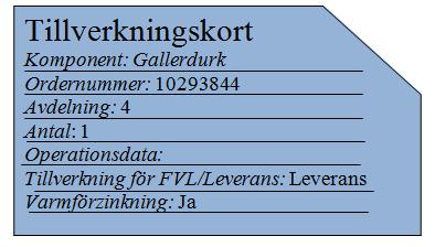 Förbättringsförslag förbrukade arbetsstationen för att hämta nytt material (Olhager 2000).