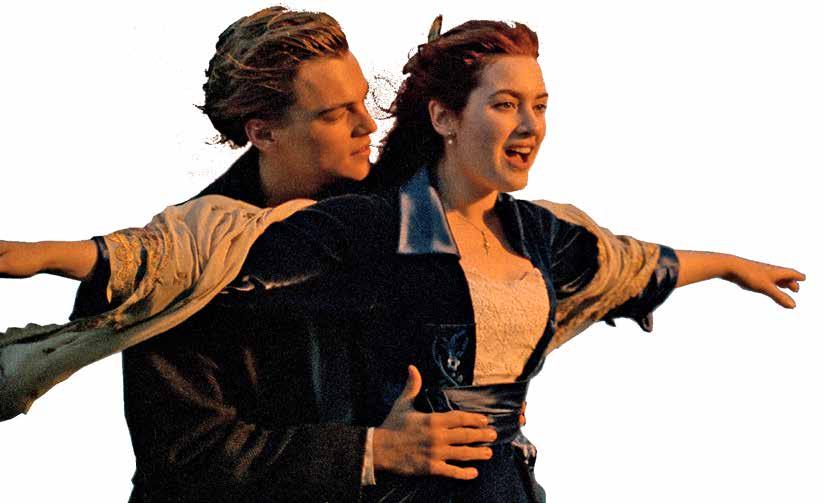 Men många andra i filmen reste på riktigt med Titanic.