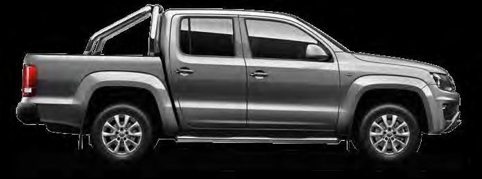 Amarok Highline. Highline ger dig en stark motor och mer utrustning. Den har en 3-liters V6 TDI-motor på 224 hk och en omfattande standardutrustning.