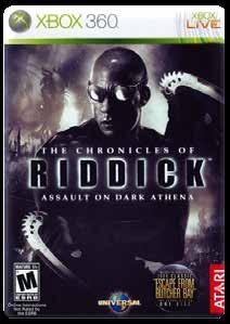 Spelportfölj THE CHRONICLES OF RIDDICK ASSAULT ON DARK ATHENA The Chronicles of Riddick: Assault on Dark Athena är uppföljaren till The Chronicles of Riddick: Escape from Butcher Bay.