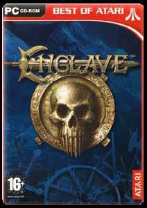 Spelportfölj ENCLAVE Enclave är ett actionspel i tredjeperson och spelas i enspelarläge. Spelaren kontrollerar goda och onda varelser för att slåss i en medeltida fantasyvärld.