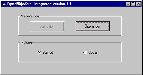 Skärmbildsinvarianter Regler för GUI - skärmbildsinvarianter Stängd/öppen