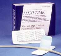 Tillbehör till katetrar Kateterfixering Flexi-Track Unomedical AB Flexi-Trak fästanordning till katetrar och dränage har en självhäftande polyuretanplatta.