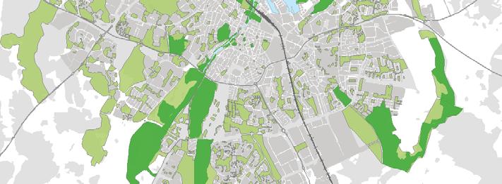 Planen ska beakta ekologiska, kulturhistoriska och sociala aspekter på grönstruktur. Grönstrukturplanen ska utgöra ett underlag för kommunens fysiska planering.