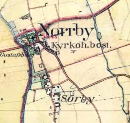 5 Norrby Prästgården 1866-1872 Dräng gift 18 gammal flyttade Carl Gustaf till Prästgården inom Norrby socken där