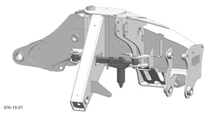 Inställning av den hydrauliska kollisionssäkringen (extra utrustning) 2 A B 1 Observera!