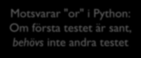 är känt Ekvivalent med: if (percent < 0) { error(); else if (percent >