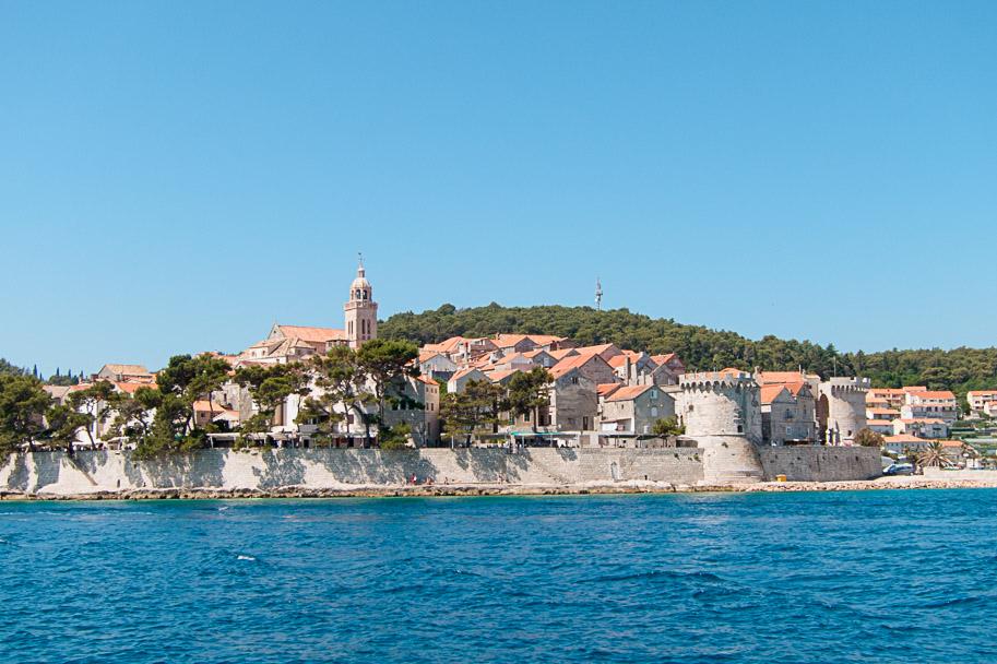 Korcula stad och