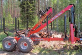 200 -serien För den självverksamma skogsbrukaren Patu 200-seriens kranar och 8T-vagnarna lämpar sig ypperligt för den egna skogsavverkning samt andra lastnings- och transportuppgifter på gården.
