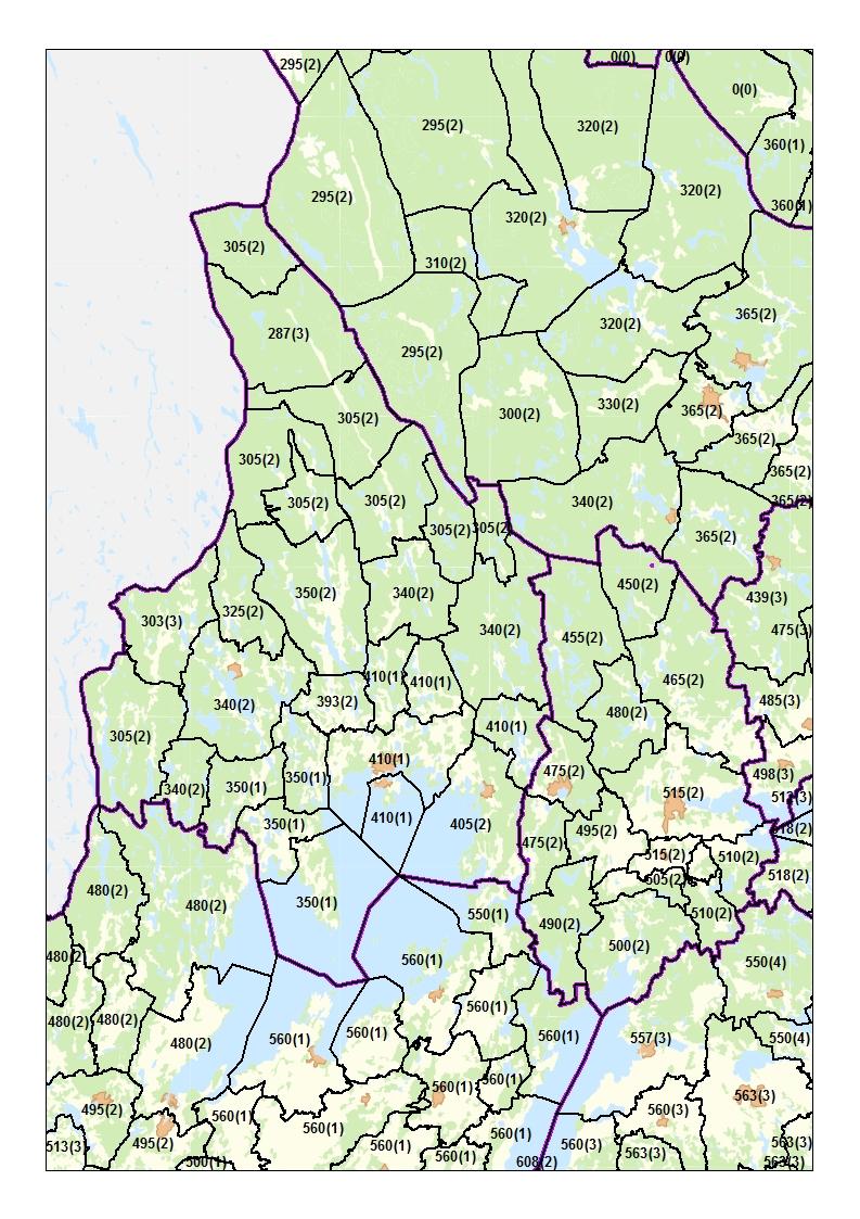 Län: Värmland, Örebro. Skogsmark kr/m 3 sk.