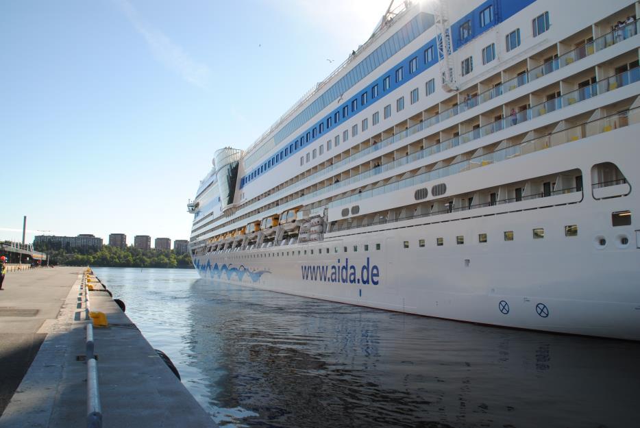 Äldsta kryssningsfartygen som anlöpte Stockholm 2011 Ursprungsnamnet och byggår inom parantes. 1. Athena (Stockholm 1948) 2. Princess Daphne (Port Sydney 1955) 3.