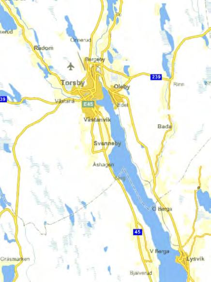 24 E16 9,10 Västanvik Coop Extra nt Helmia Station Ce ICA Toria Holm skolanes- Sjukhus Stjerneskolan ÄG Rännberg 22 km 5 Aspen 2 22 1 Björnevi NV Plan 17 Velen 8 km Valbergsängen Skidtunnel Flygplats