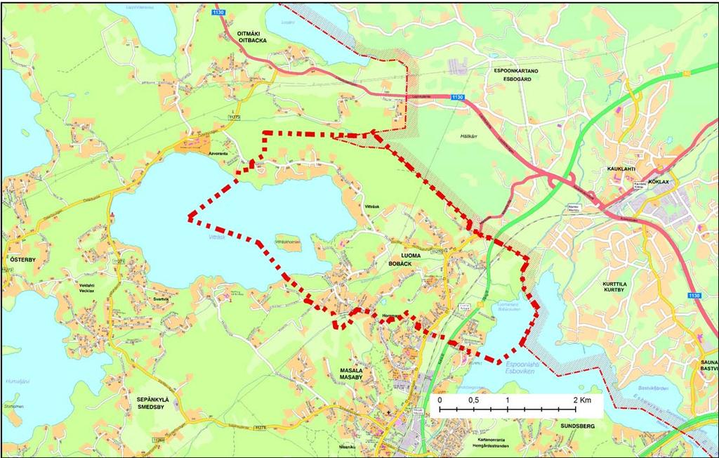 KYRKSLÄTTS KOMMUN Projektnummer: 31000 PLANLÄGGNINGS OCH TRAFIKSYSTEMTJÄNSTER Ärendenummer: 5/10.02.02/2016 St-nämnden: 21.1.2016 BOBÄCKS DELGENERALPLAN Program för deltagande och bedömning (MBL 62 och 63 ) Vichtis Esbo Sjundeå KYRKSLÄTT PLANERINGSOMRÅDE INFLUENSOMRÅDE VAD PLANERAR MAN?