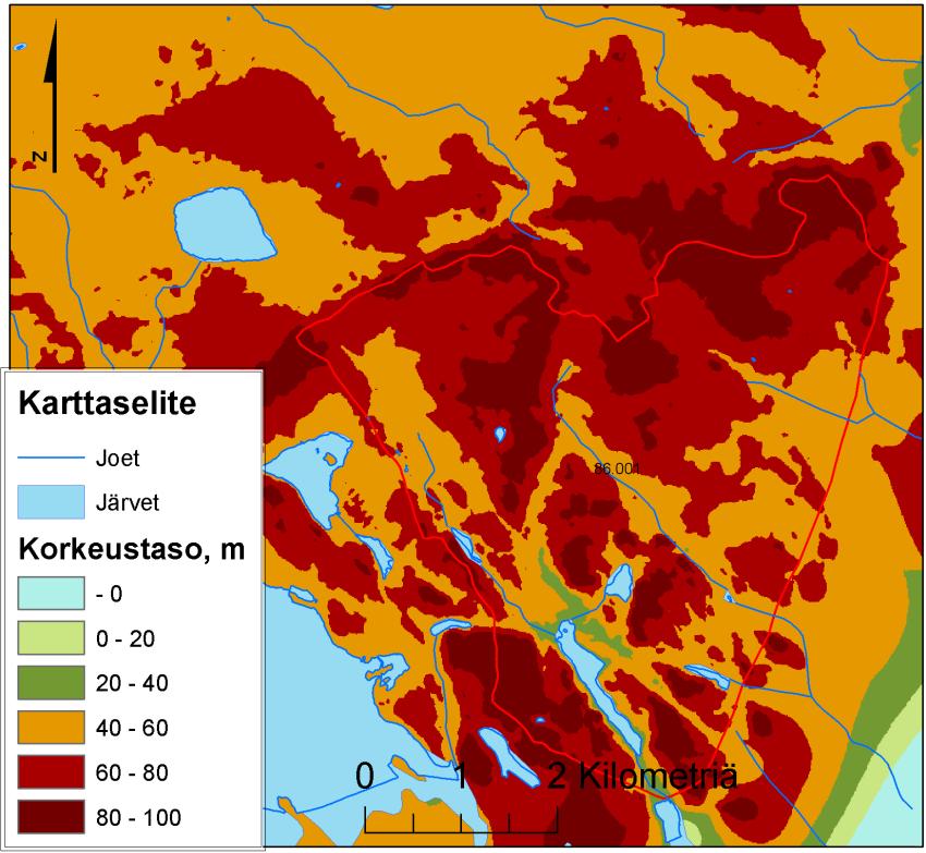 001) Avrinningsområdet vid Rokkalanjoki ligger i Villmanstrand (bilderna 11a och 11b).