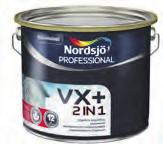 pris 2 498:- vit, röd & svart Nordsjö One Super Tech 10 L Tinova Premium Exterior+